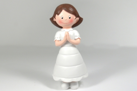 Nena de Comunió vestit blanc